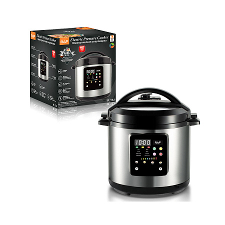 Raf Electric Pressure Cooker R.172, 6L, 1000W