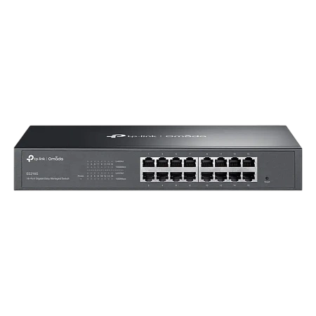 Сетевой коммутатор TP-LINK ES216G, 16x 10/100/1000 Мбит/с