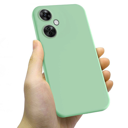 Helmet Case Liquid Silicone OnePlus CE3 Lite, Green