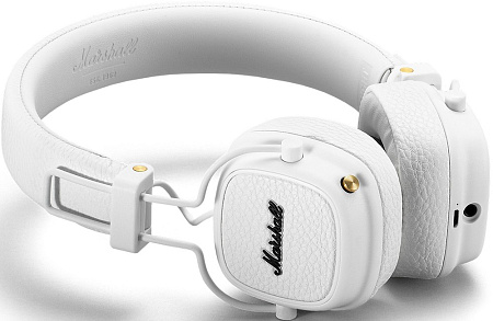 Marshall Major III Bluetooth Headphones - White.