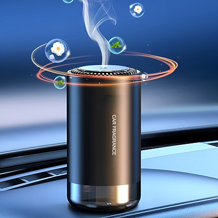 Ultrasonic Car Aroma Diffuser, Battery 500mAh/1,85WH, Bottle 50ml, Black