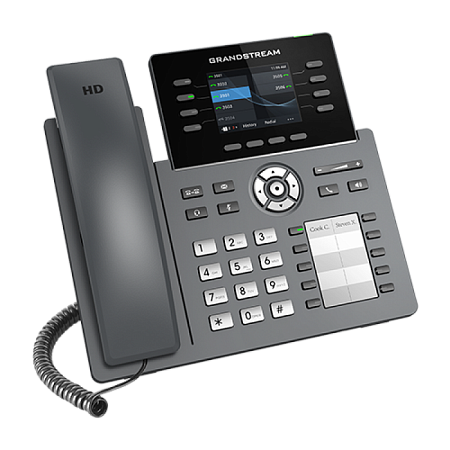 Grandstream GRP2634, 4 SIP, 8 Lines, 2.8" Color LCD, PoE, Wi-Fi, BT, USB, Black Grandstream GRP2634, 4 SIP, 8 Lines, 2.8" Color LCD, PoE, Wi-Fi, BT, USB, Black