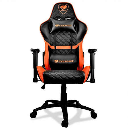 Gaming Chair Cougar ARMOR ONE Black/Orange, User max load up to 120kg / height 145-180cm