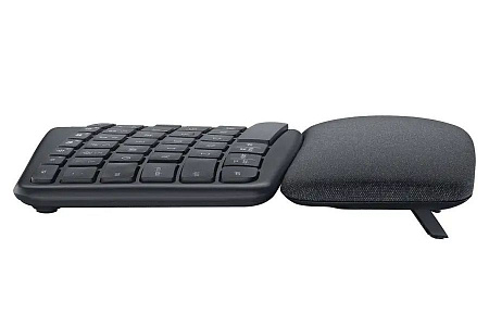 Wireless Keyboard Logitech ERGO K860, Curved keyframe, Split layout, Ultra precise typing, Wrist res