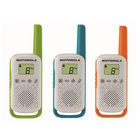 Motorola Walkie-Talkie TalkAbout T42, Triple, 16 Channels, 4km Motorola Walkie-Talkie TalkAbout T42, Triple, 16 Channels, 4km