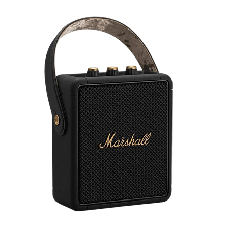 Marshall Stockwell II Bluetooth Speaker - Black/Brass