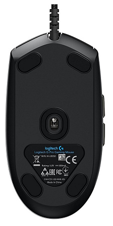 Gaming Mouse Logitech G Pro Hero, 100-25600 dpi, 6 buttons, 400IPS, 40G, 85g, 1000Hz, Ambidextrous, 