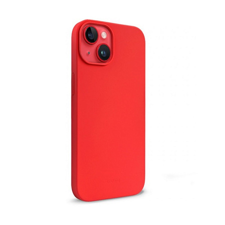 Helmet Case Liquid Silicone iPhone 15 Plus/14 Plus, Red