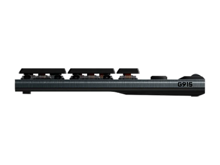 Gaming Wireless Keyboard Logitech G915, Mechanical, Ultra thin, GL Tactile, Aluminum, Media сontrols Gaming Wireless Keyboard Logitech G915, Mechanical, Ultra thin, GL Tactile, Aluminum, Media сontrols