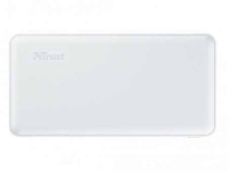 15000mAh Power bank - Trust Primo, White, Fast-charge with maximum speed via USB-C (15W) or USB-A (, iphone, xiaomi, samsung, oppo, чехол, стекло