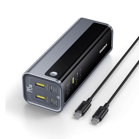 Baseus Power Bank 20800mAh 145W with Cable Type-C 0.3m,  EnerGeek GP12, Space Grey
