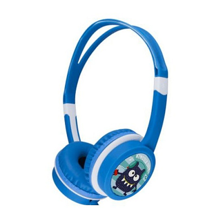 Kids headphones with volume limiter, Blue, Gembird, MHP-JR-B
