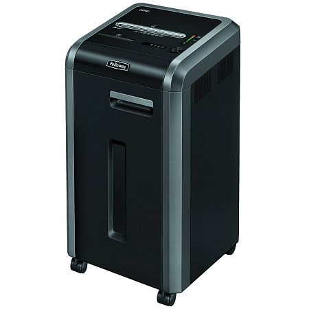 Fellowes  Powershred® 225Ci, DIN Level P-4, Cross4х38mm, Capacit.22sheets, Vol.60L. Paper Clips, DVD