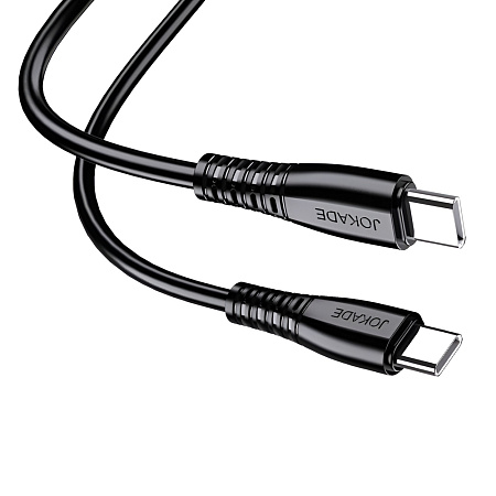 Jokade Cable Type-C to Type-C 100W 1M JA043, Black