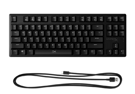 Клавиатура HyperX Alloy Origins Core, Проводное, Чёрный
