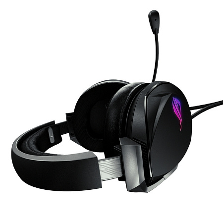 Gaming Headset Asus ROG Theta, 40mm & 3x30mm driver, 32 Ohm, 20-40kHz, 590g, Hi-Fi DAC & AMP, AI NC,