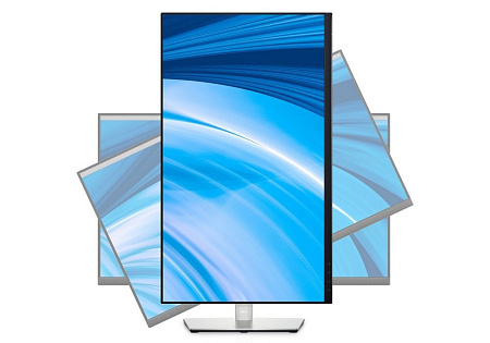 27" DELL C2723H, Silver, IPS, 1920x1080, 60Hz,4ms, 300cd, WebCAM, HDMI+DP+USB, Spkrs, Pivot