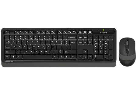 Wireless Keyboard & Mouse A4Tech FG1010S,12 Fn Keys, Laser Engraving, Splash Proof, Silent Mouse, 12 Wireless Keyboard & Mouse A4Tech FG1010S,12 Fn Keys, Laser Engraving, Splash Proof, Silent Mouse, 12