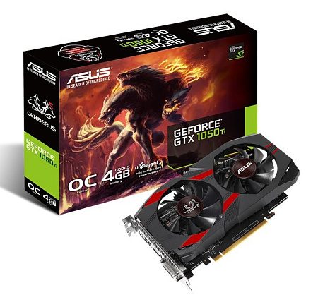 VGA ASUS GTX1050Ti 4GB GDDR5 Cerberus OC (CERBERUS GTX1050TI-O4G) VGA ASUS GTX1050Ti 4GB GDDR5 Cerberus OC (CERBERUS GTX1050TI-O4G)