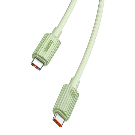 Baseus Cable Habitat Series Type-C to Type-C 5A 100W 1m, Natural Green Baseus Cable Habitat Series Type-C to Type-C 5A 100W 1m, Natural Green
