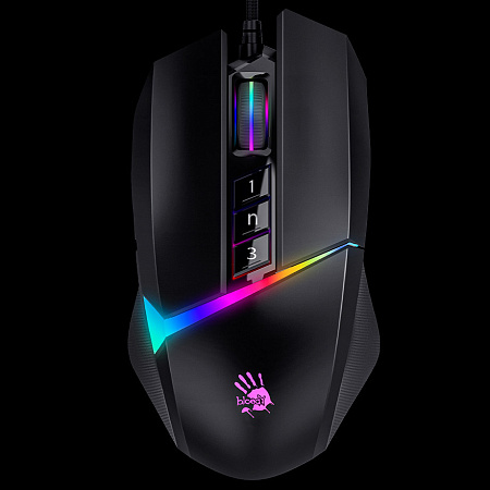 Gaming Mouse Bloody W70 Max, 100-10000 dpi, 9 buttons, 250IPS, 35G, 108g, Ergonomic, Programmable, O