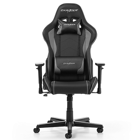 Gaming Chair DXRacer Formula GC-F08-NG, Black/Grey, User max loadt up to 150kg / height 145-180cm