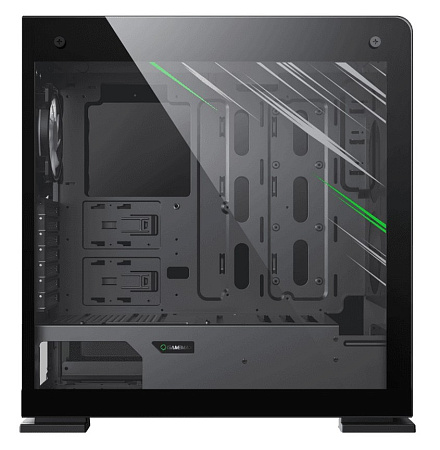 Case EATX GAMEMAX VEGA Pro, w/o PSU, 0.8/1.2mm, 1x120mm ARGB, ARGB Hub, Dual Side Tempered Glass, Du