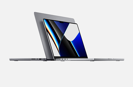 Ноутбук 16,2" Apple MacBook Pro 16 A2485, Космический серый, M1 Pro with 10-core CPU and 16-core GPU, 16ГБ/512Гб, macOS Monterey