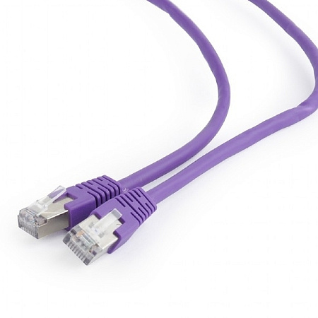 Patch Cord Cat.6/FTP,    5m, Purple, PP6-5M/V, Cablexpert
