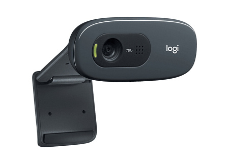 Camera Logitech C270, 720p, 0.9/3 MP, FoV: 60°, Fixed focus, Mono mic, 1.5m 