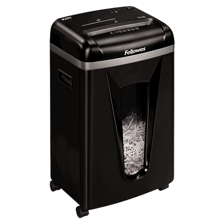 Fellowes  Powershred® 450M, DIN Level P-5, Cross 2х12mm, Capacity 8sheets, Vol.22 lit Staples, DVD