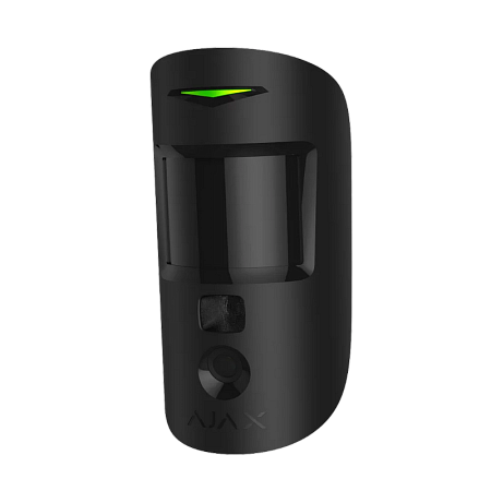 Ajax Wireless Security Motion Detector with Photo "MotionCam", Black