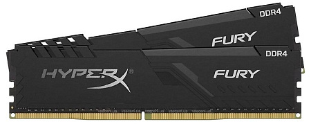 16GB DDR4-3733MHz Kingston HyperX FURY (Kit of 2x8GB) (HX437C19FB3K2/16), CL19-23-23, 1.35V,Black 16GB DDR4-3733MHz Kingston HyperX FURY (Kit of 2x8GB) (HX437C19FB3K2/16), CL19-23-23, 1.35V,Black