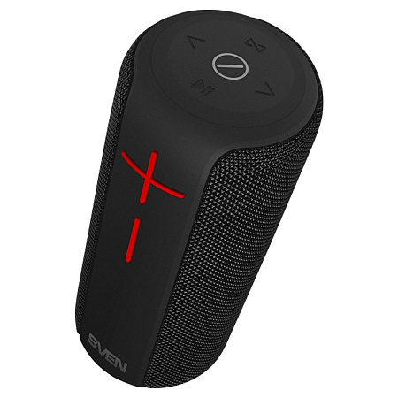 Speakers SVEN "PS-215" 12W, Waterproof (IPx6), TWS, Bluetooth, FM, USB, microSD, 2400mA*h, Black