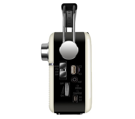 Speakers SVEN Tuner "SRP-500" White 3W, Bluetooth, FM/AM/SW, USB, microSD, AUX, battery