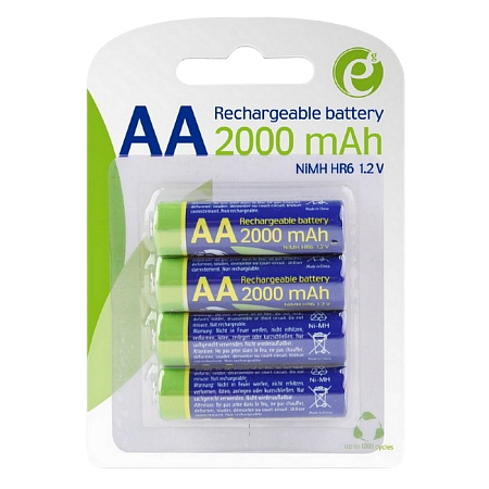 AA 2000mAh, Blister*4, Energenie, Ni-MH, EG-BA-AA20R4-01