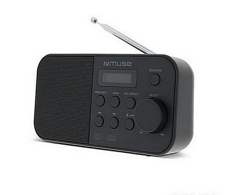 MUSE M-109 DB, Tuner DAB+, FM PLL Radio, Black