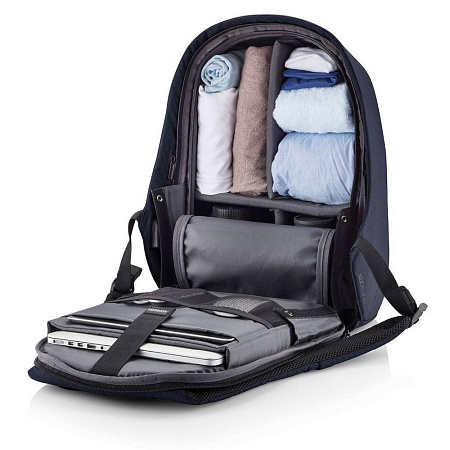 Backpack Bobby Hero XL, anti-theft, P705.715 for Laptop 15.6" & City Bags, Navy