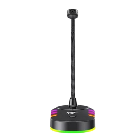 Microphones Havit GK58B, Omnidirectional, 30Hz-16kHz, 1.5m. RGB, USB