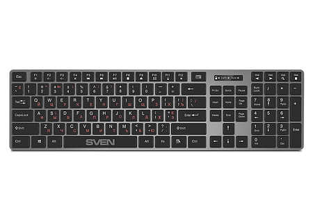 Клавиатура и мышь SVEN KB-C3000W, Беспроводное, Чёрный