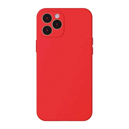 Baseus Case Liquid Silicone Gel Protective iPhone 12 Pro Max, Red Baseus Case Liquid Silicone Gel Protective iPhone 12 Pro Max, Red