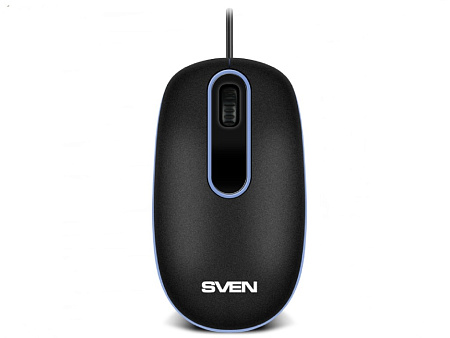 Mouse SVEN RX-90, Optical, 1000 dpi, 3 buttons, Ambidextrous, Black, USB , клавиатуры ,мышки ,веб камера ,коврики ,флешки , 16gb, 32gb,64gb,128gb,256gb,512,microsd,sd