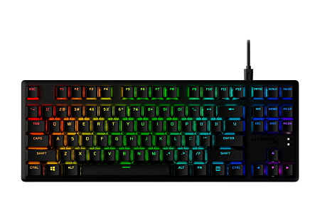 Клавиатура HyperX Alloy Origins PBT, Проводное, Чёрный