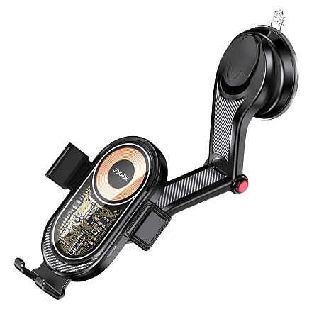 Jokade Car Holder Wireless Automatic Air Outlet Folding 15W JH022, Black Jokade Car Holder Wireless Automatic Air Outlet Folding 15W JH022, Black