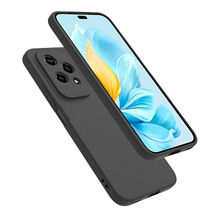 WOO Case Liquid Silicone Honor 200 Lite, Black