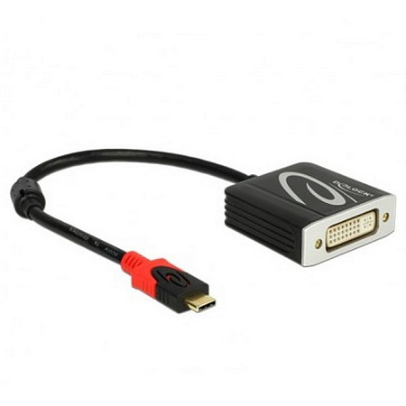 Adapter USB TYPE C to DVI FEMALE, 4KX2K 30HZ,  APC-631003