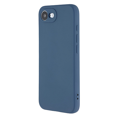 WOO Case Liquid Silicone iPhone 16E/iPhone 17E, Blue WOO Case Liquid Silicone iPhone 16E/iPhone 17E, Blue