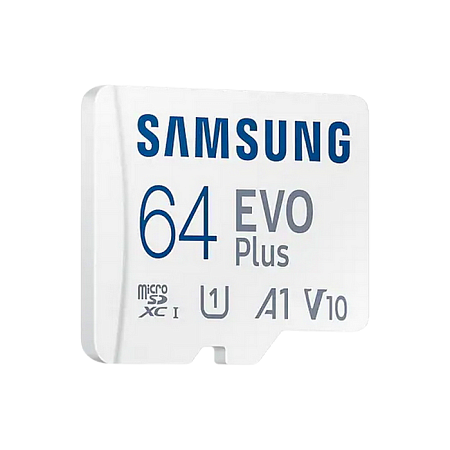 Карта памяти Samsung EVO Plus MicroSD, 64Гб (MB-MC64KA/EU)