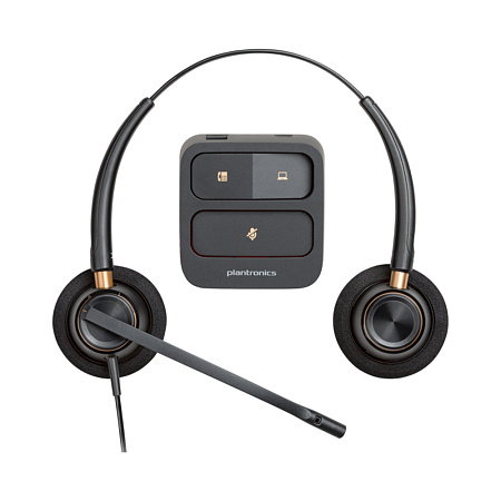 Poly EncorePro 520 Binaural Headset +QuickDisconnect (89434-02)