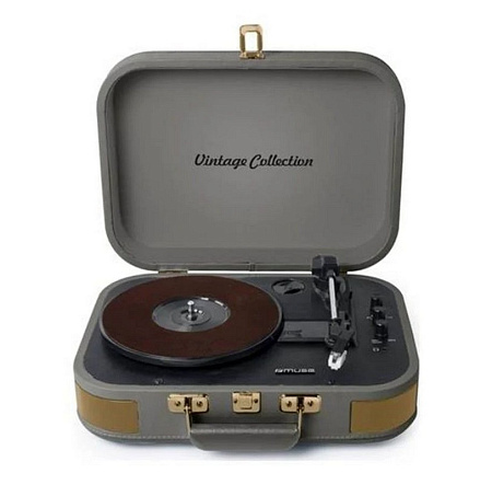Vinyl Turntable MUSE MT-201 BTG, Grey